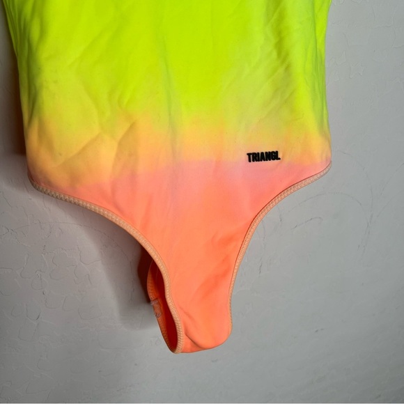TRIANGL Ombre Rainbow One Piece Low Back Swim Suit NWT - Picture 6 of 11